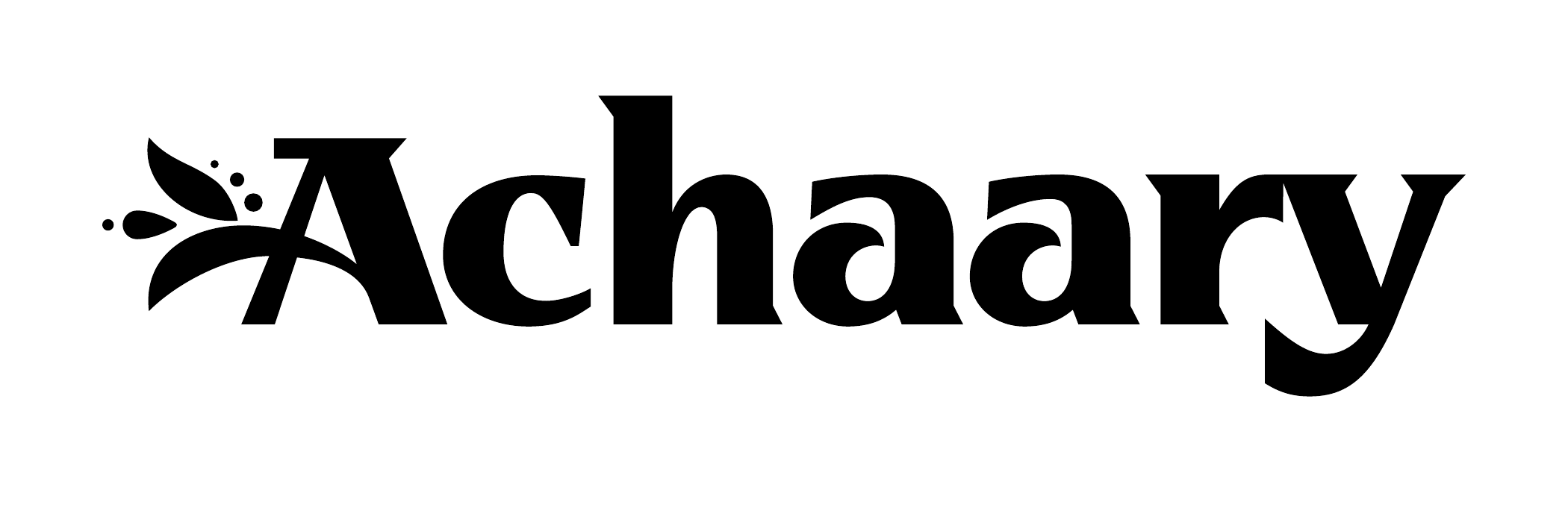 Redesigned Achaary logotype