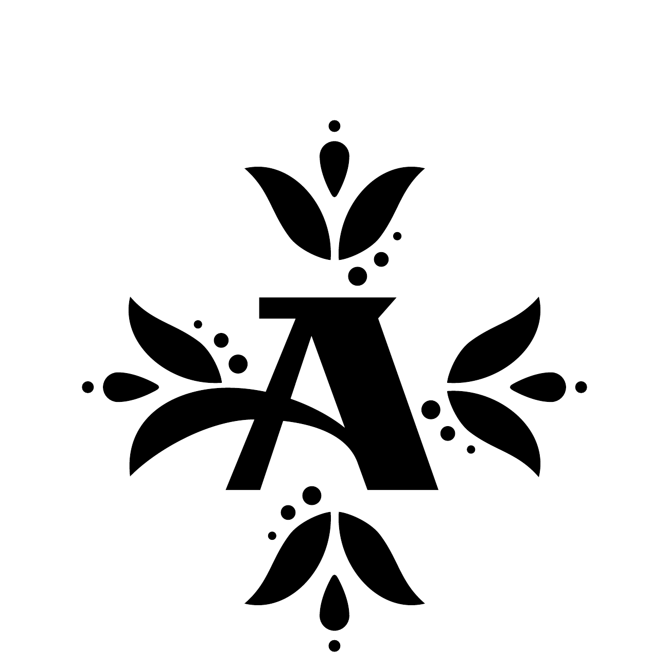 Ornamental Achaary initial mark