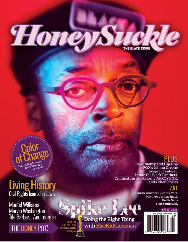 The Black Issue cover using the Honey Suckle masthead