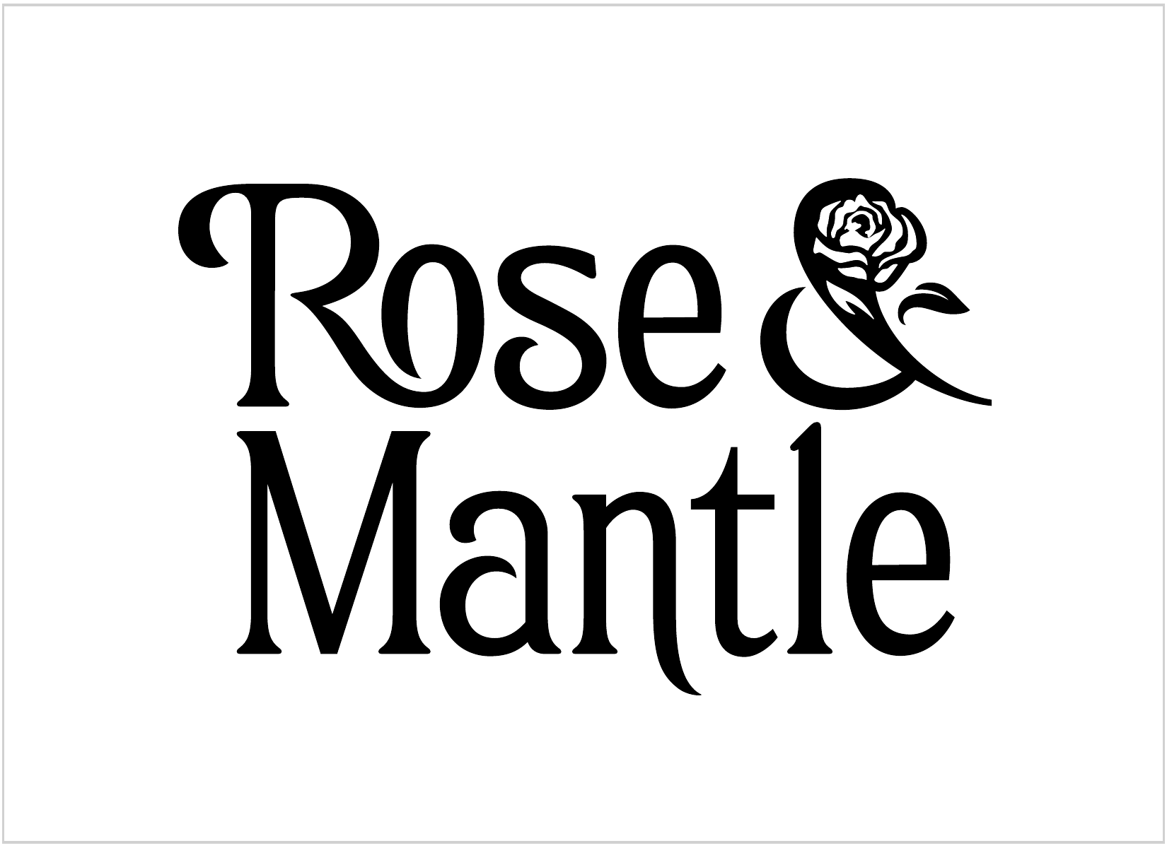 Stacked Rose & Mantle logo